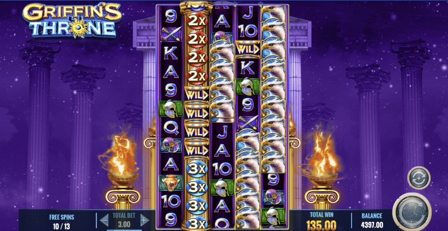 Griffins Throne slot Free Spins Bonus