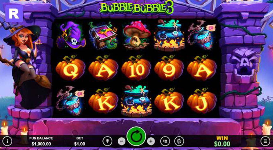 free bubble bubble 3 slot